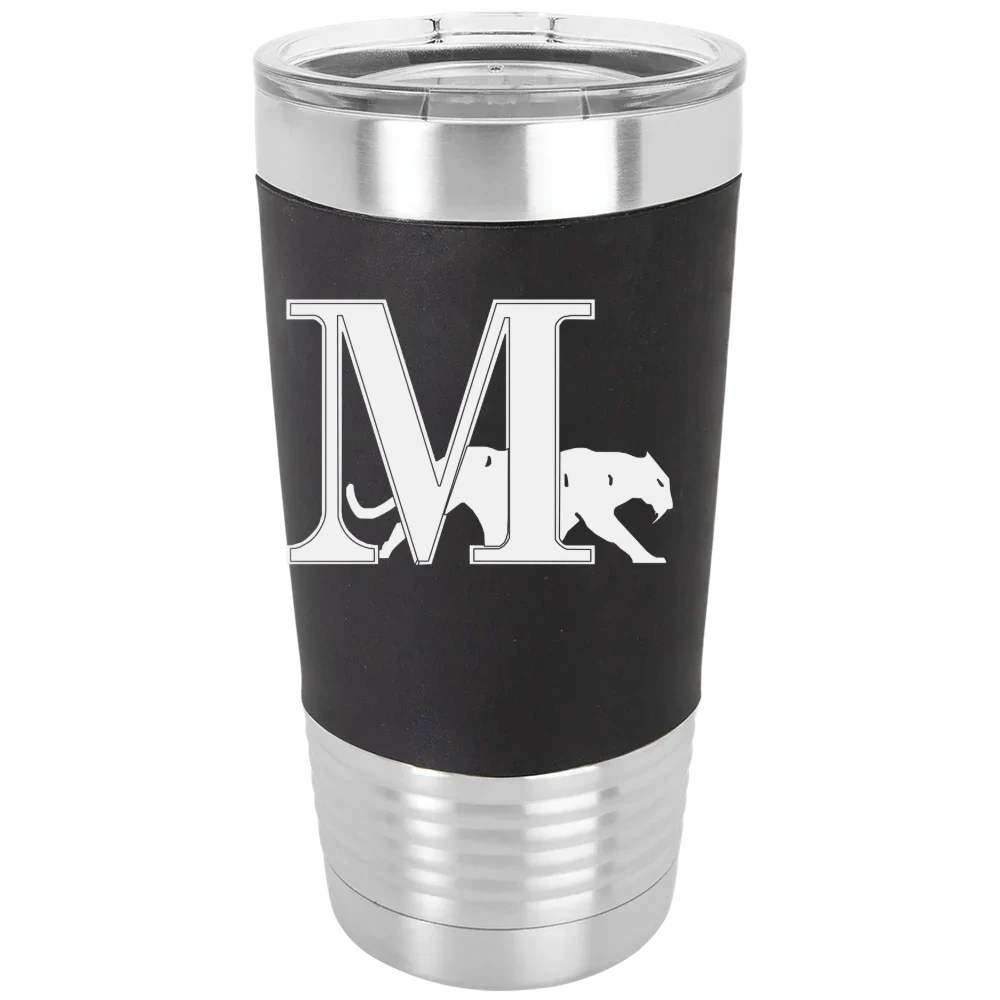 Marian University (Wisconsin) Polar Camel 20 oz. Silicone Grip Tumbler with Standard Lid