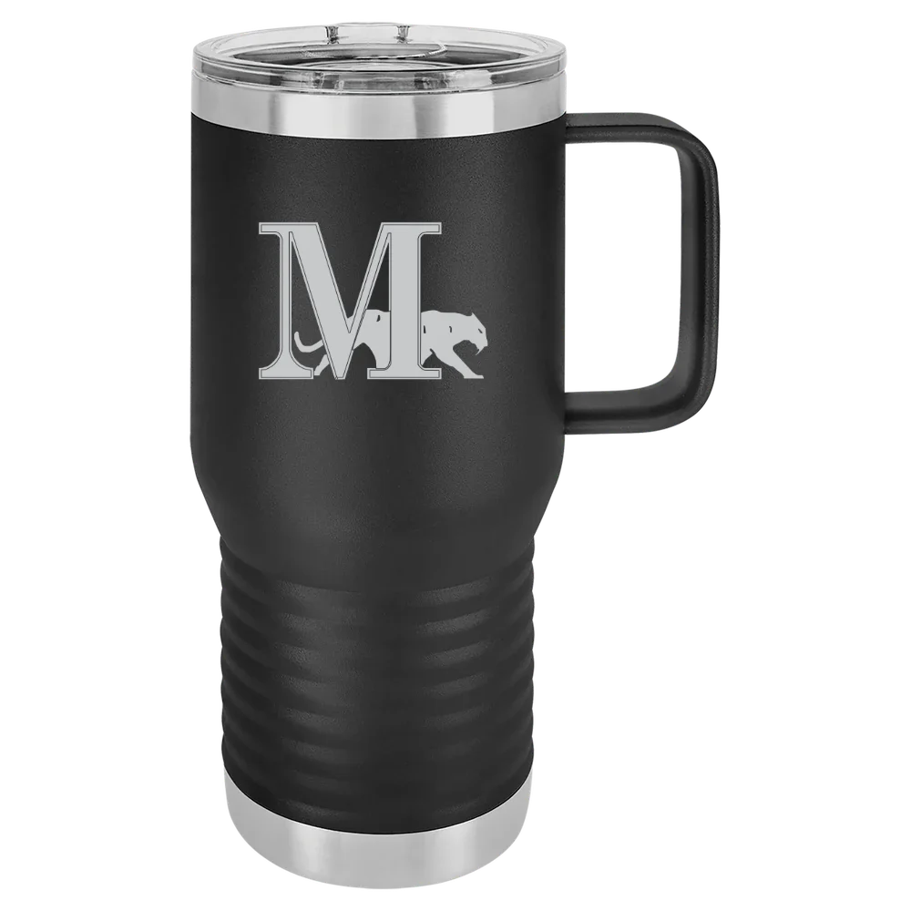 Marian University (Wisconsin) Polar Camel 20 oz. Travel Mug with Slider Lid