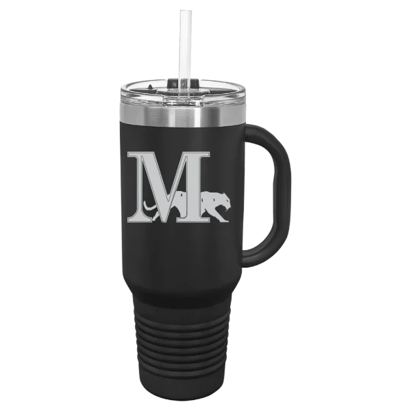 Marian University (Wisconsin) Polar Camel 40 oz. Travel Mug with Snap Lid & Straw