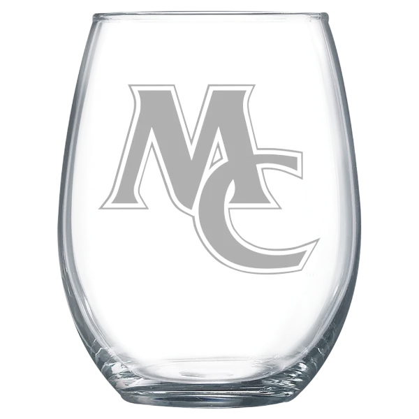 Marietta College Polar Camel 15 oz. Stemless Wine Glass