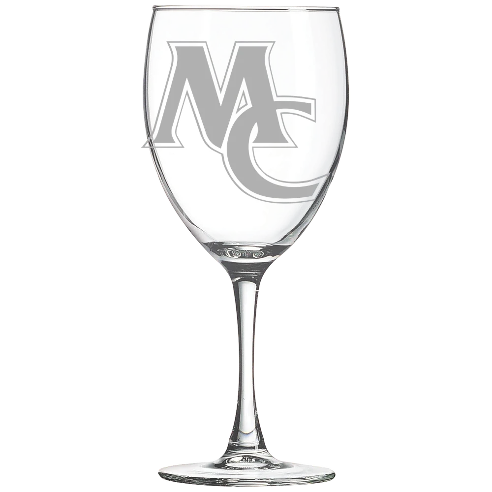 Marietta College Polar Camel 10 1/2 oz. Wine Glass