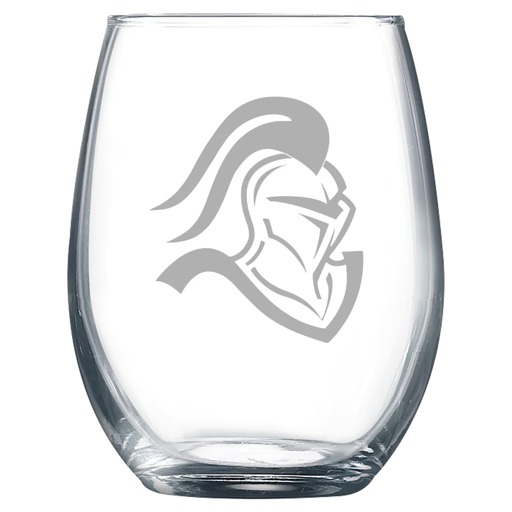Martin Luther College Polar Camel 9 oz. Stemless Wine Glass