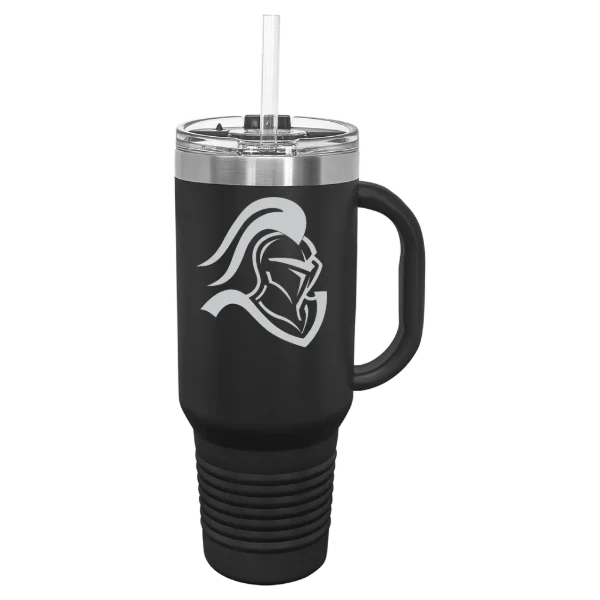 Martin Luther College Polar Camel 40 oz. Travel Mug with Snap Lid & Straw