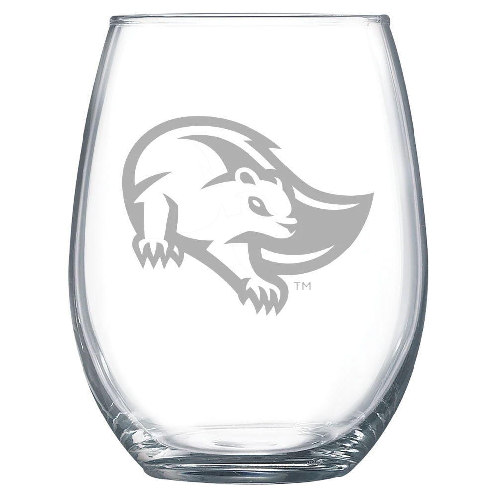 Mary Baldwin University Polar Camel 15 oz. Stemless Wine Glass