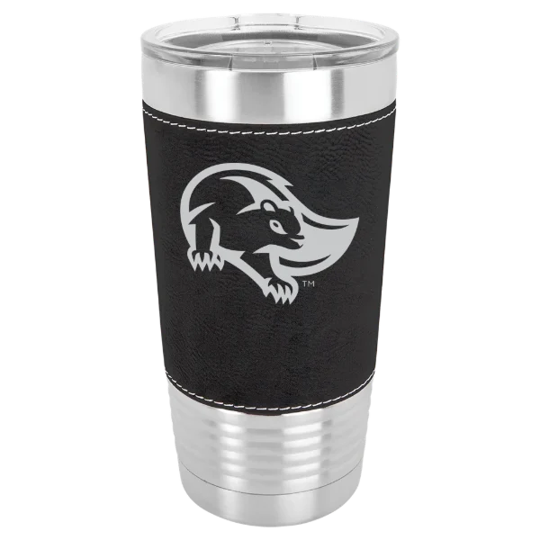 Mary Baldwin University Polar Camel 20 oz. Leatherette Grip Tumbler with Standard Lid