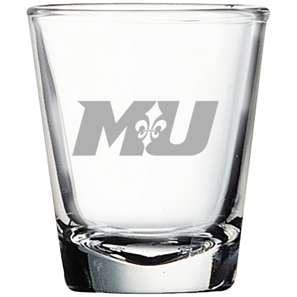 Marymount University (Virginia) Polar Camel 1.7 oz. Shot Glass