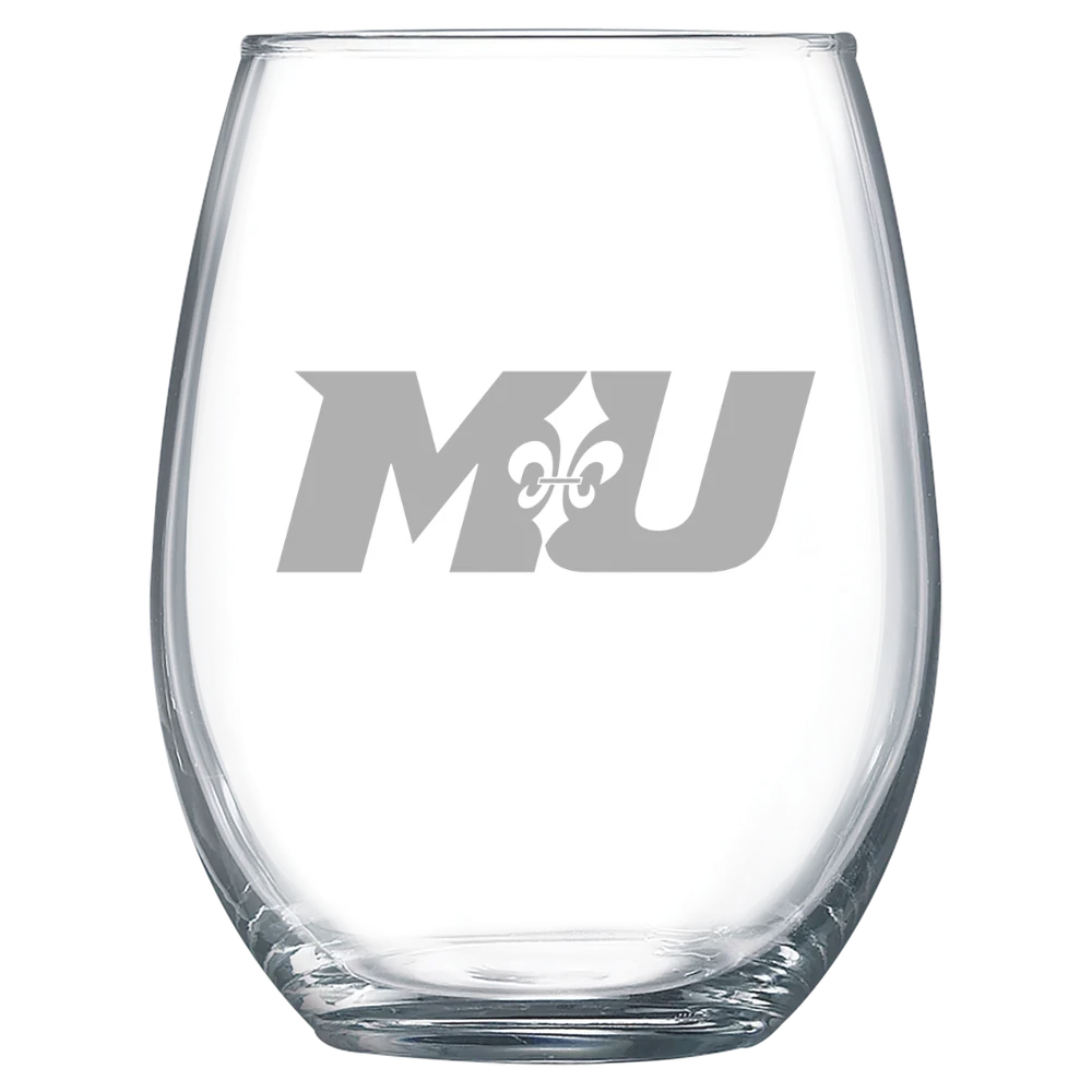 Marymount University (Virginia) Polar Camel 15 oz. Stemless Wine Glass