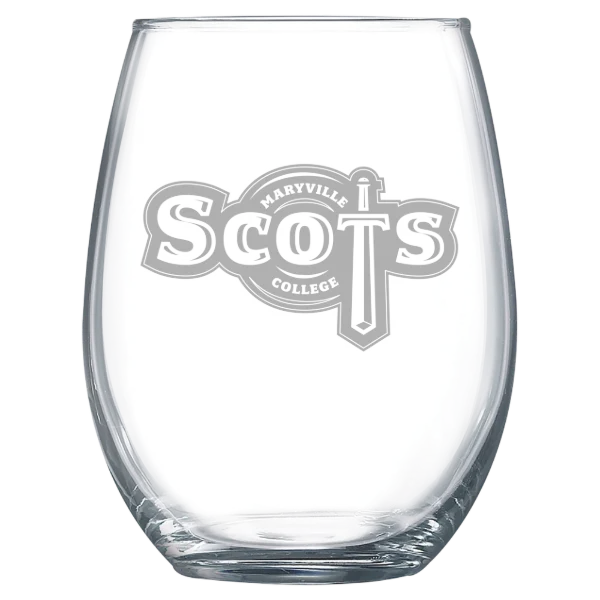 Maryville College (Tennessee) Polar Camel 15 oz. Stemless Wine Glass