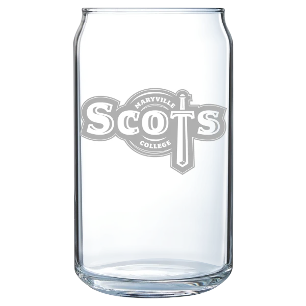 Maryville College (Tennessee) Polar Camel 16 oz. Can Glass