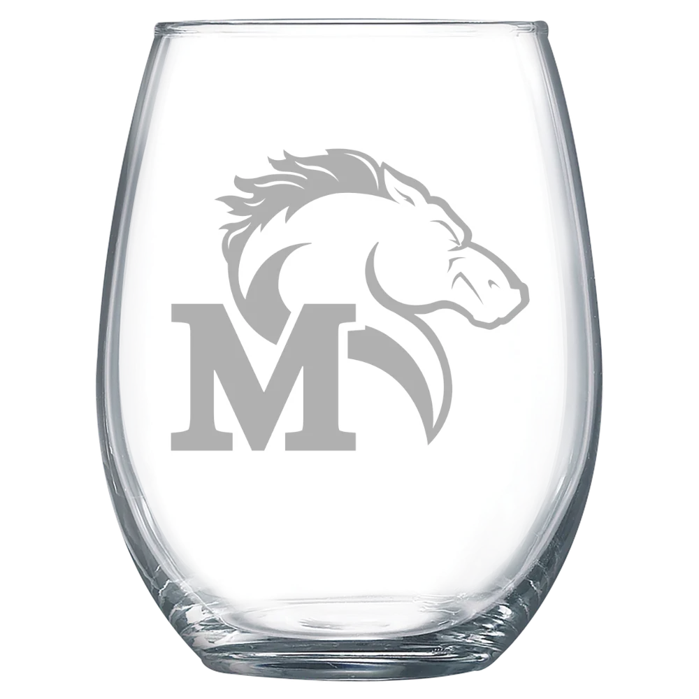 Marywood University Polar Camel 15 oz. Stemless Wine Glass