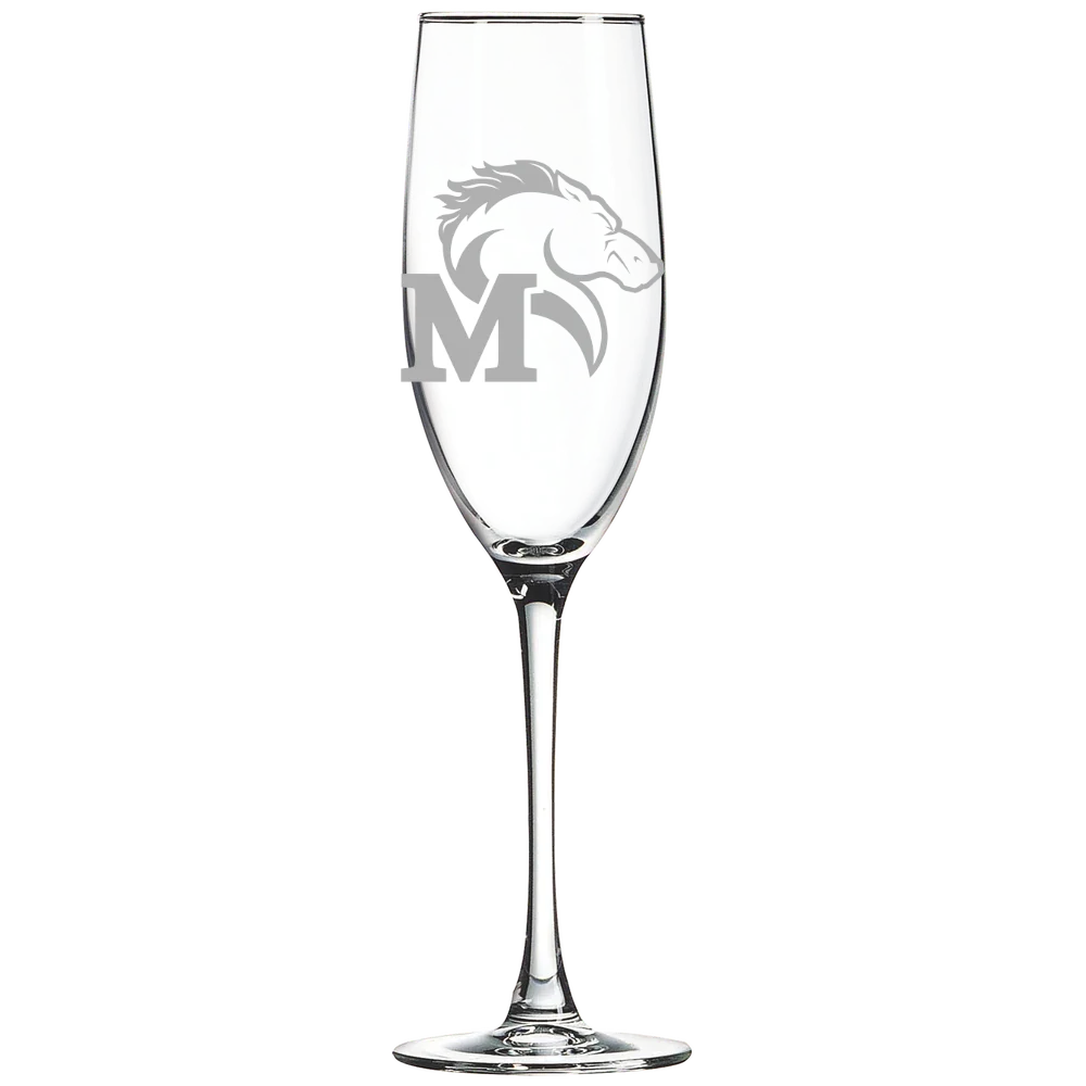 Marywood University Polar Camel 8 oz. Champagne Flute