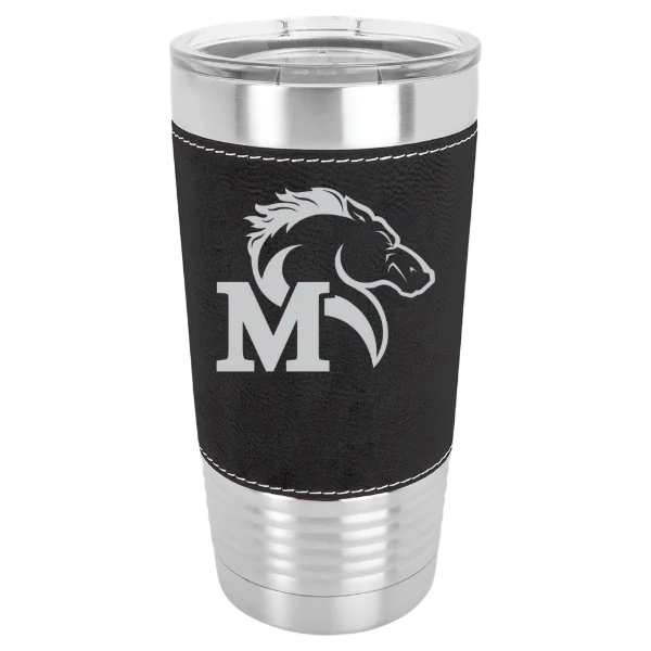 Marywood University Polar Camel 20 oz. Leatherette Grip Tumbler with Standard Lid