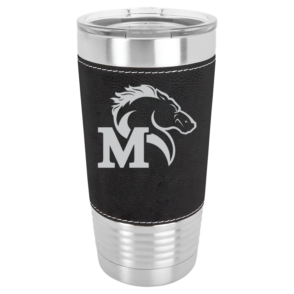 Marywood University Polar Camel 20 oz. Leatherette Grip Tumbler with Standard Lid