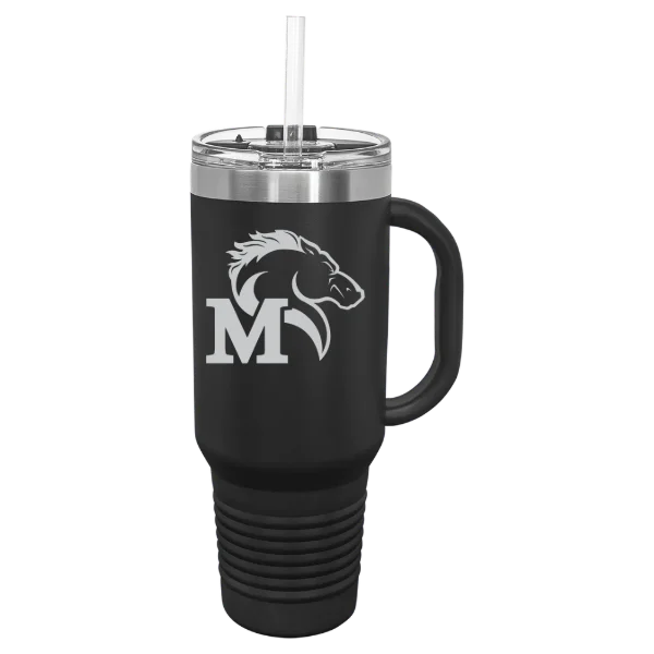 Marywood University Polar Camel 40 oz. Travel Mug with Snap Lid & Straw
