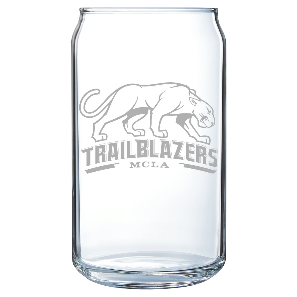 Massachusetts College of Liberal Arts Polar Camel 16 oz. Can Glass