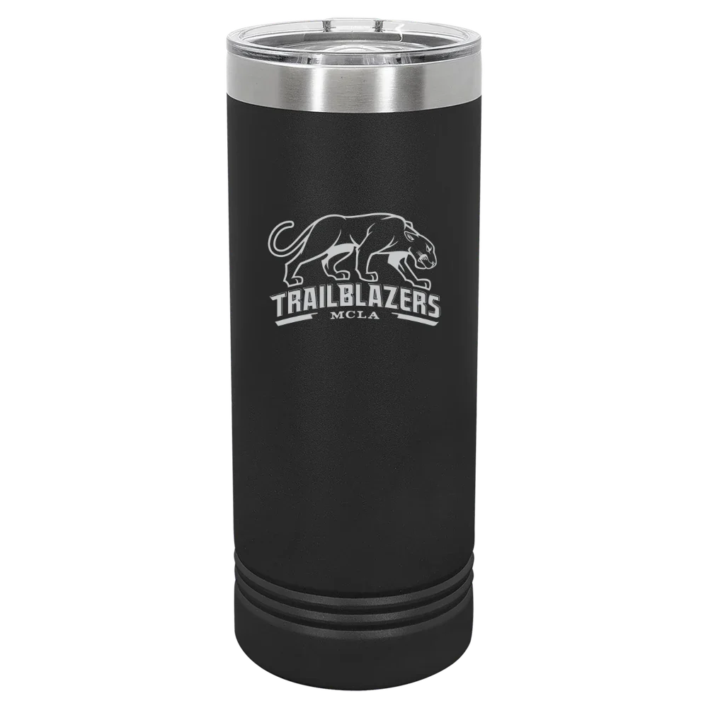 Massachusetts College of Liberal Arts Polar Camel 22 oz. Skinny Tumbler with Slider Lid