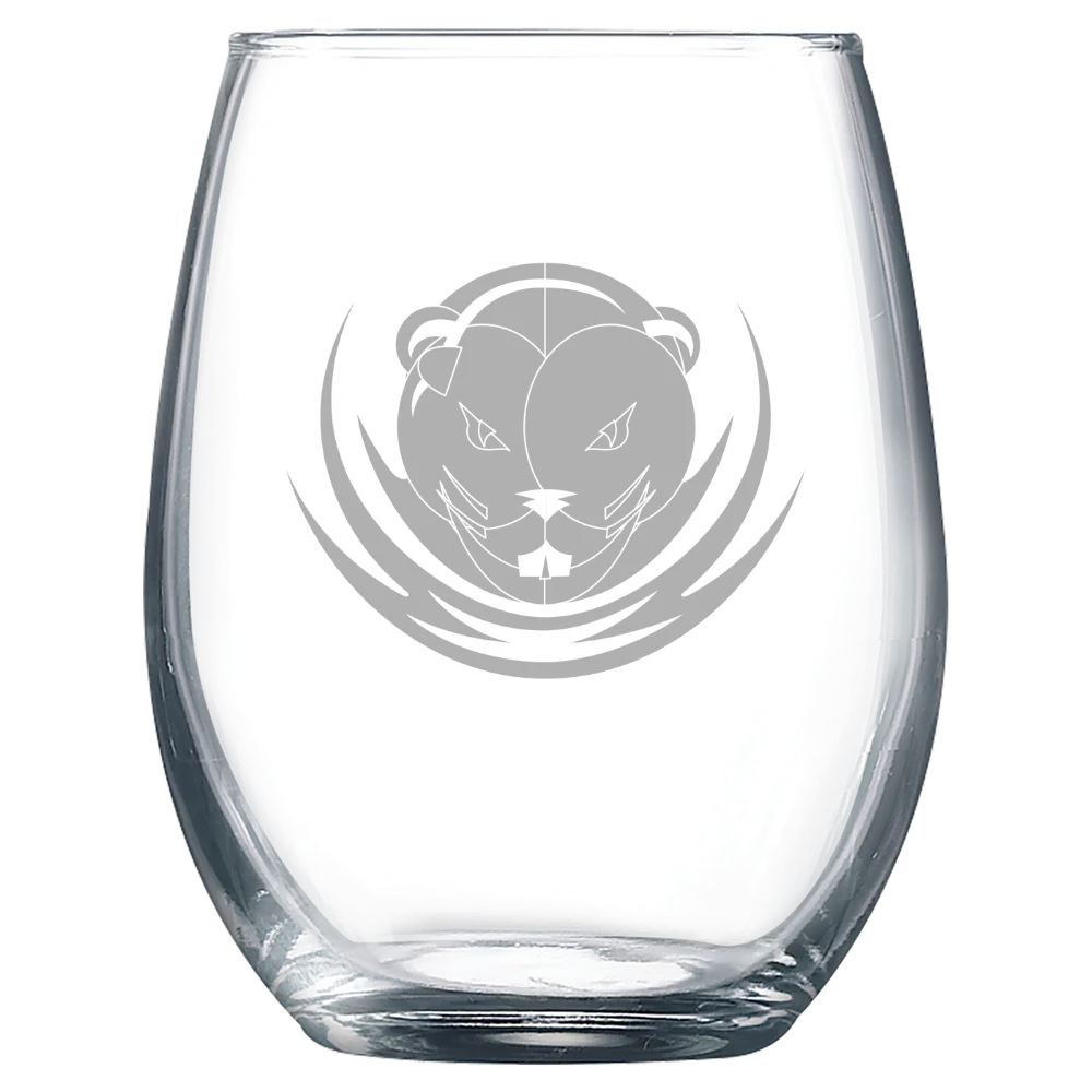 Massachusetts Institute of Technology Polar Camel 9 oz. Stemless Wine Glass
