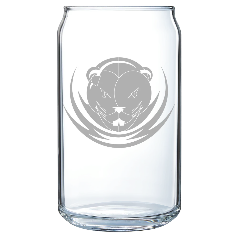 Massachusetts Institute of Technology Polar Camel 16 oz. Can Glass