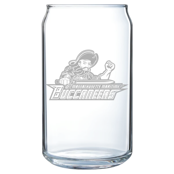 Massachusetts Maritime Academy Polar Camel 16 oz. Can Glass