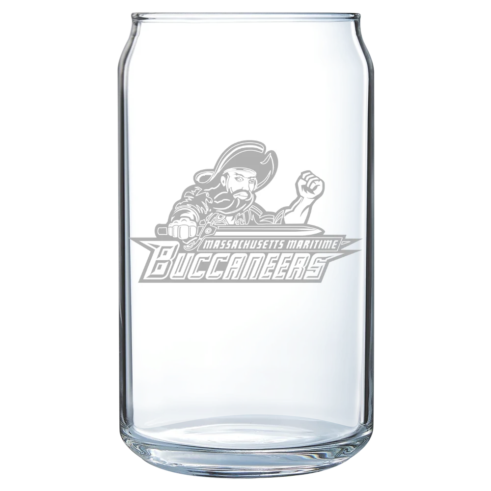 Massachusetts Maritime Academy Polar Camel 16 oz. Can Glass
