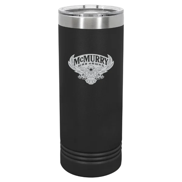 McMurry University Polar Camel 22 oz. Skinny Tumbler with Slider Lid
