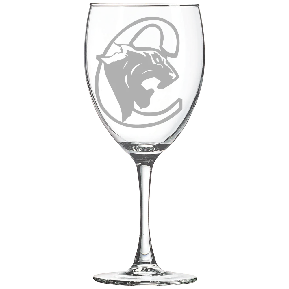 Medgar Evers College Polar Camel 10 1/2 oz. Wine Glass