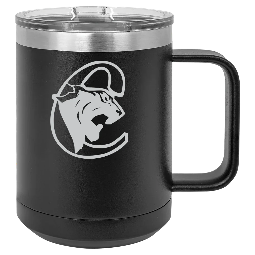 Medgar Evers College Polar Camel 15 oz. Mug with Slider Lid