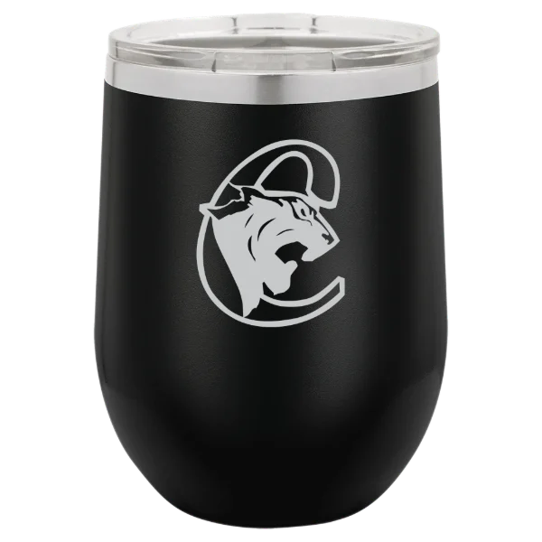 Medgar Evers College Polar Camel 12 oz. Stemless Wine Tumbler