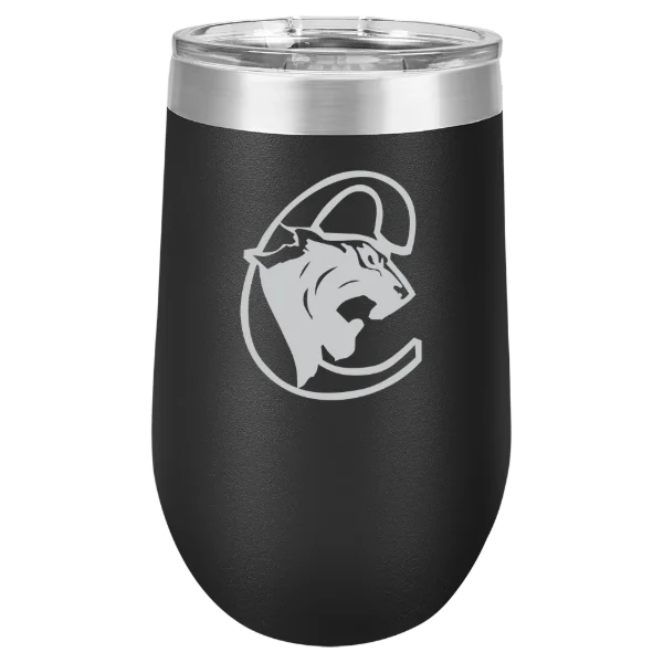 Medgar Evers College Polar Camel 16 oz. Stemless Wine Tumbler