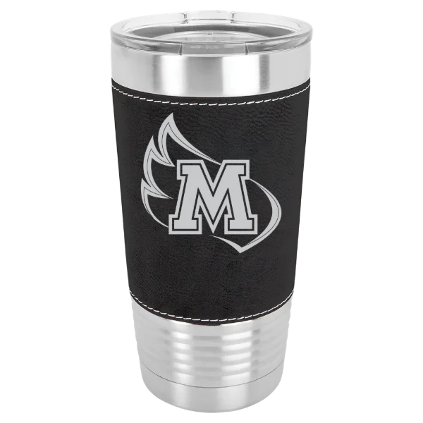 Meredith College Polar Camel 20 oz. Leatherette Grip Tumbler with Standard Lid
