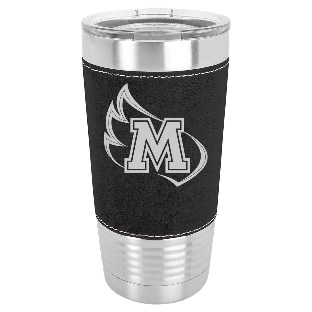Meredith College Polar Camel 20 oz. Leatherette Grip Tumbler with Standard Lid
