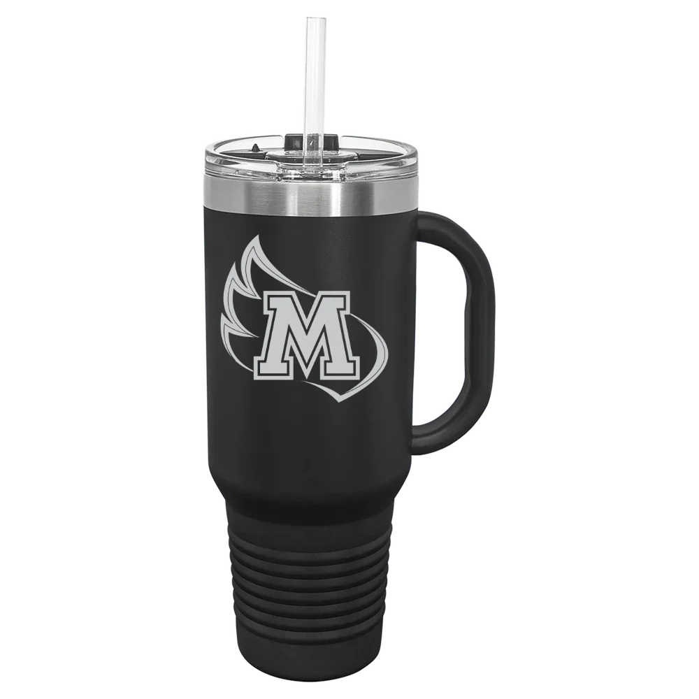 Meredith College Polar Camel 40 oz. Travel Mug with Snap Lid & Straw