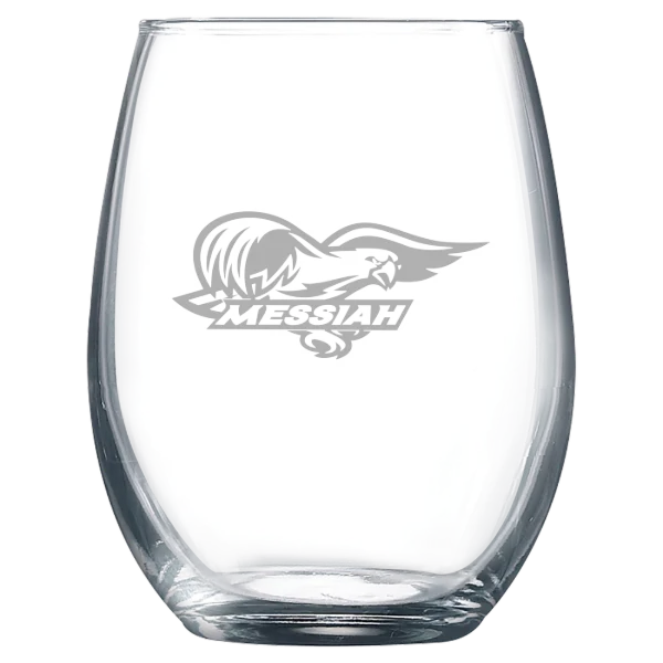 Messiah University Polar Camel 9 oz. Stemless Wine Glass