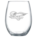 Messiah University Polar Camel 15 oz. Stemless Wine Glass