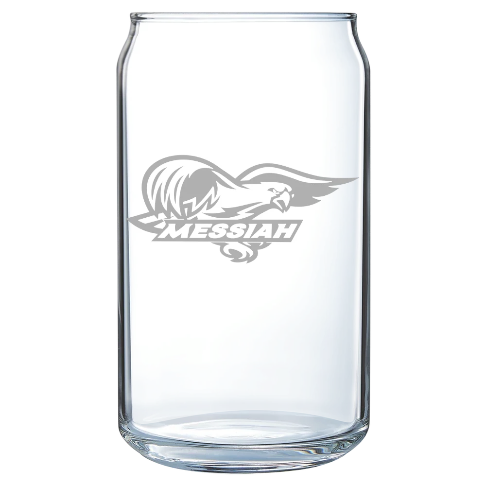 Messiah University Polar Camel 16 oz. Can Glass