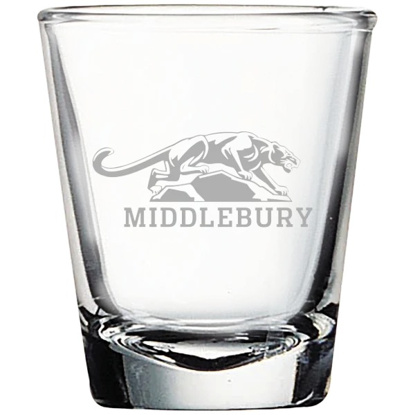 Middlebury College Polar Camel 1.7 oz. Shot Glass