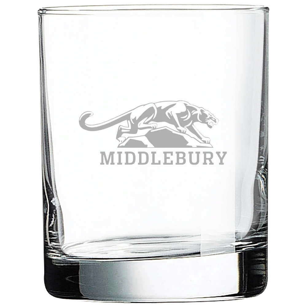 Middlebury College Polar Camel 10 1/2 oz. On The Rocks Glass