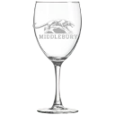 Middlebury College Polar Camel 10 1/2 oz. Wine Glass
