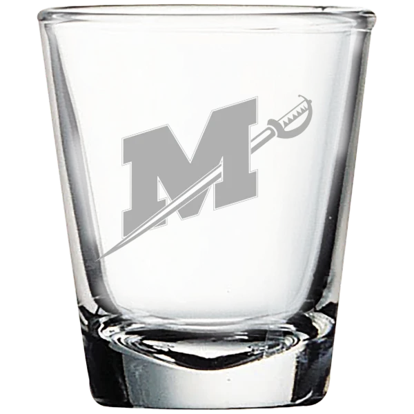 Millsaps College Polar Camel 1.7 oz. Shot Glass