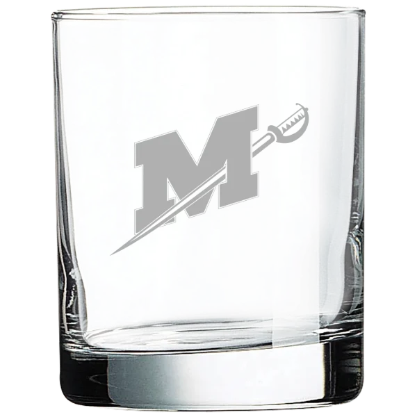 Millsaps College Polar Camel 10 1/2 oz. On The Rocks Glass