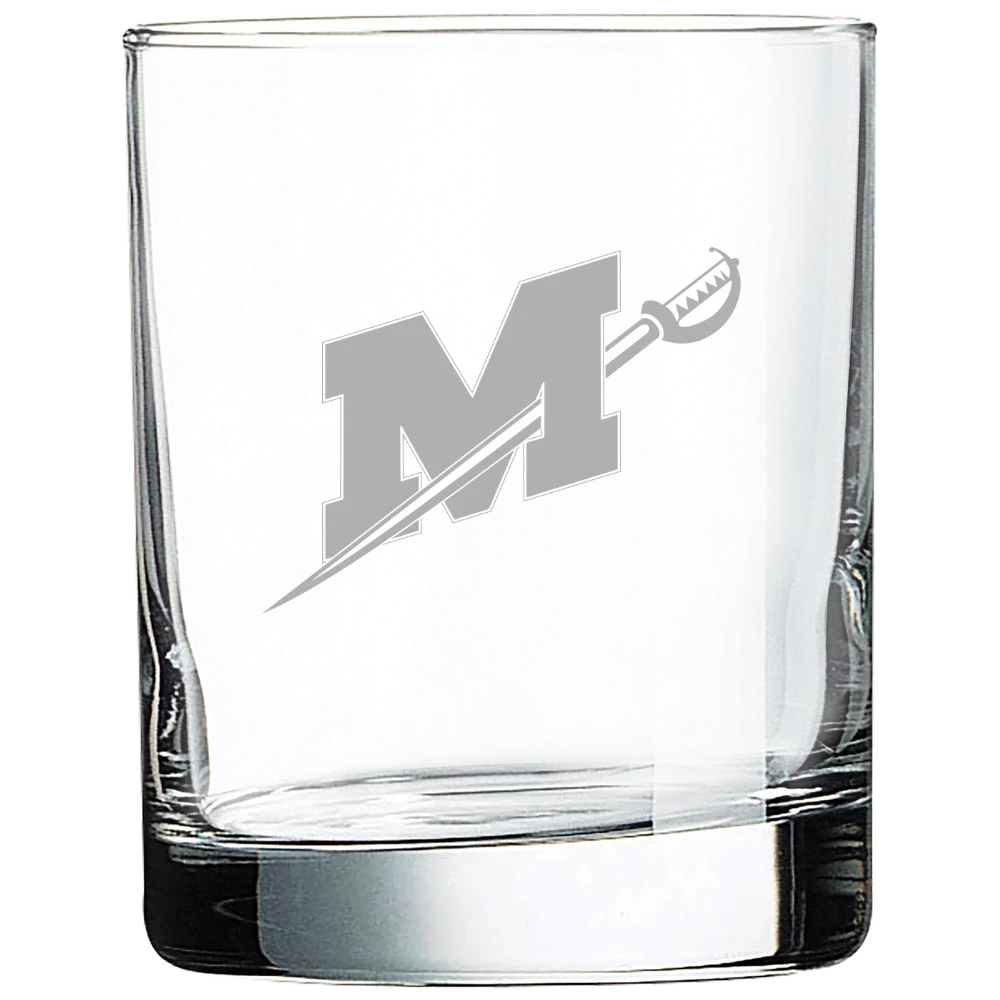 Millsaps College Polar Camel 10 1/2 oz. On The Rocks Glass