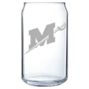 Millsaps College Polar Camel 16 oz. Can Glass