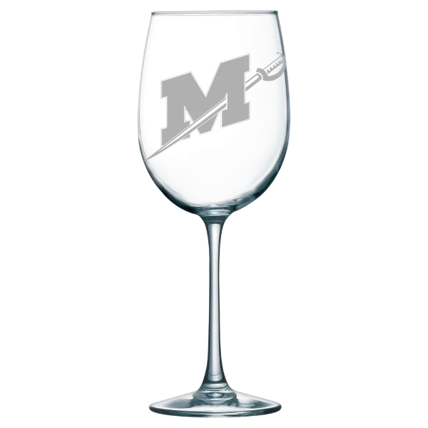 Millsaps College Polar Camel 19 oz. Wine Glass