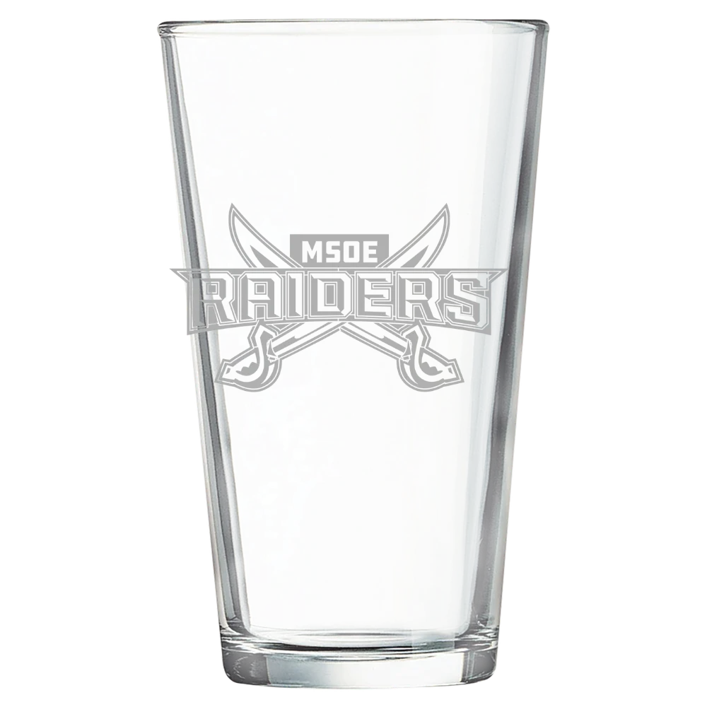 Milwaukee School of Engineering Polar Camel 16 oz. Pint Mixing Glass