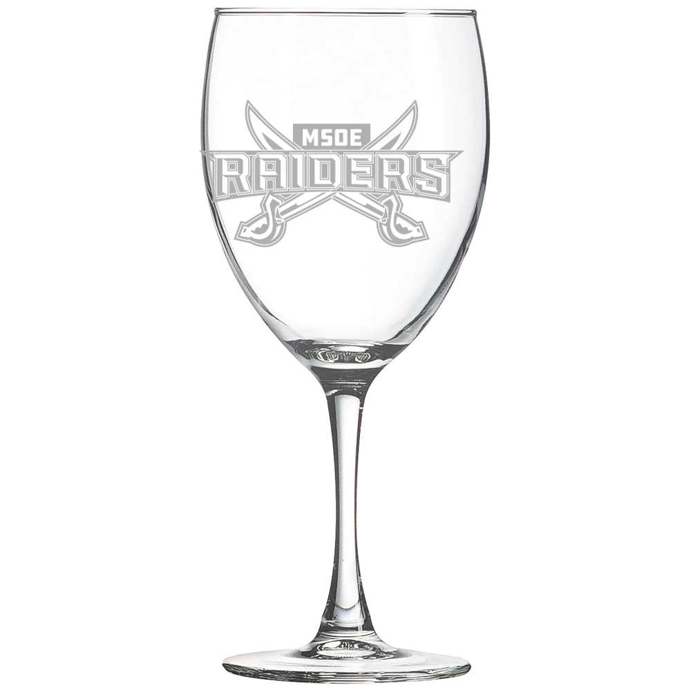 Milwaukee School of Engineering Polar Camel 10 1/2 oz. Wine Glass