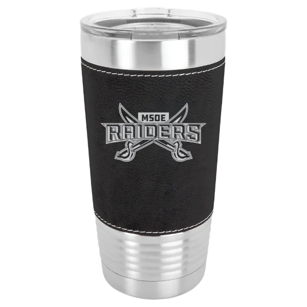 Milwaukee School of Engineering Polar Camel 20 oz. Leatherette Grip Tumbler with Standard Lid