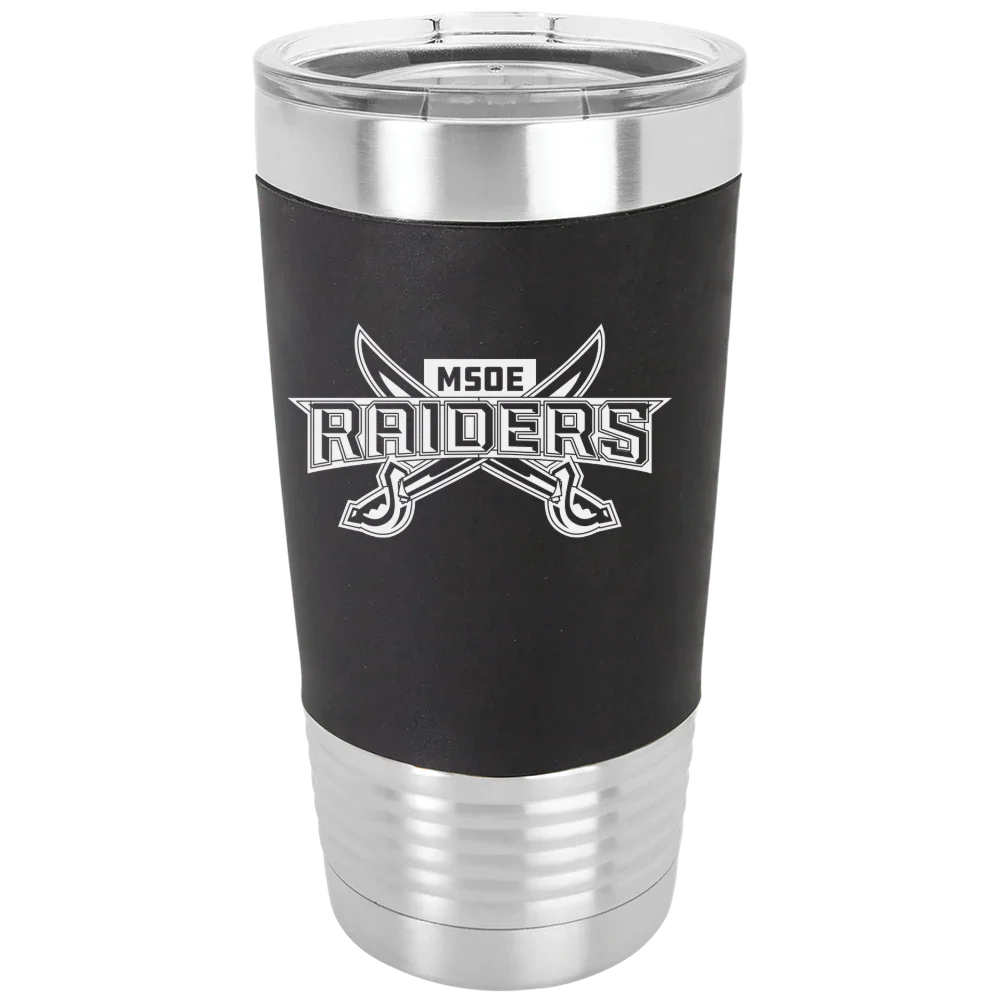 Milwaukee School of Engineering Polar Camel 20 oz. Silicone Grip Tumbler with Standard Lid
