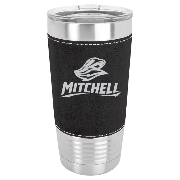Mitchell College Polar Camel 20 oz. Leatherette Grip Tumbler with Standard Lid