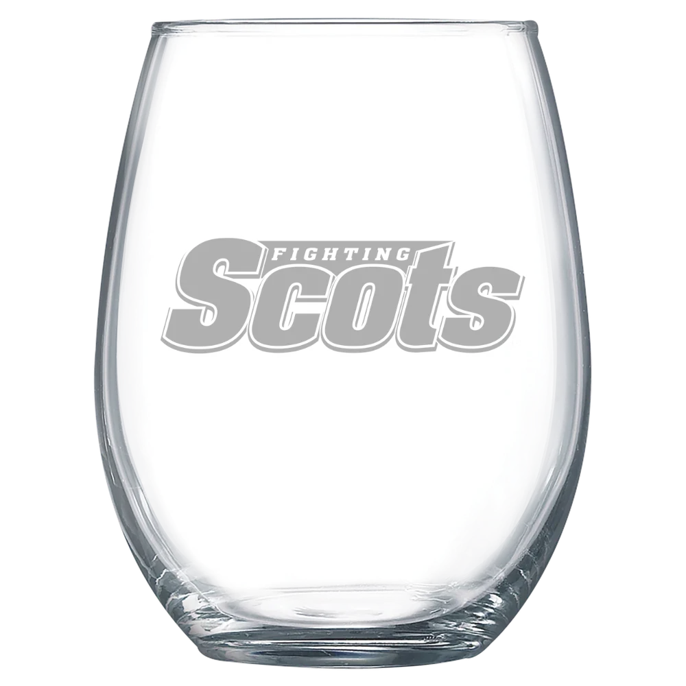 Monmouth College (Illinois) Polar Camel 15 oz. Stemless Wine Glass