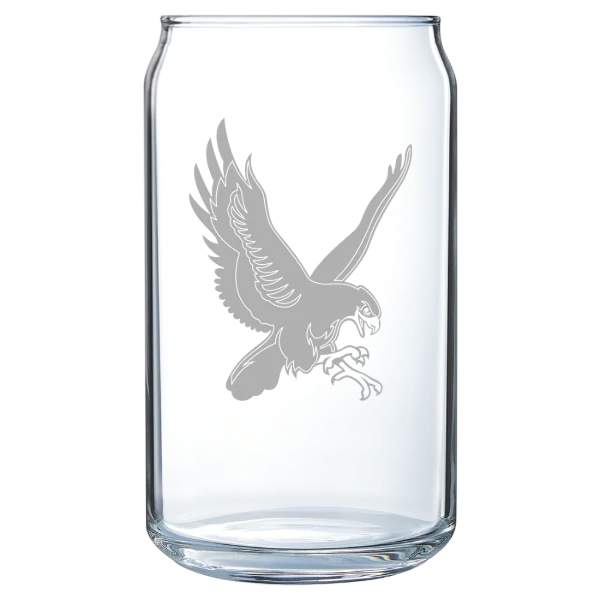 Montclair State University Polar Camel 16 oz. Can Glass